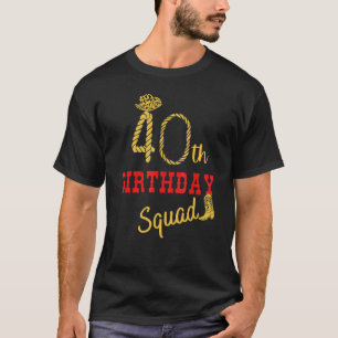 40. Geburtstagstrupp Western Cowgirl 40 Party Fami T-Shirt