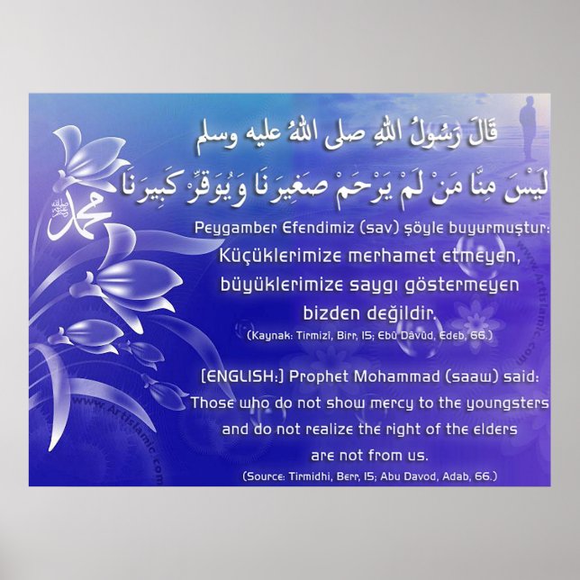 40 Hadith Artworks-6a / (TR:) 40 Hadis Eserleri-6a Poster (Vorne)