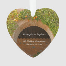 40. Hochzeit Jubiläum Rustikale Archway Orange