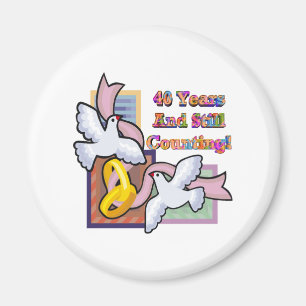 40. Hochzeitstag gw Magnet