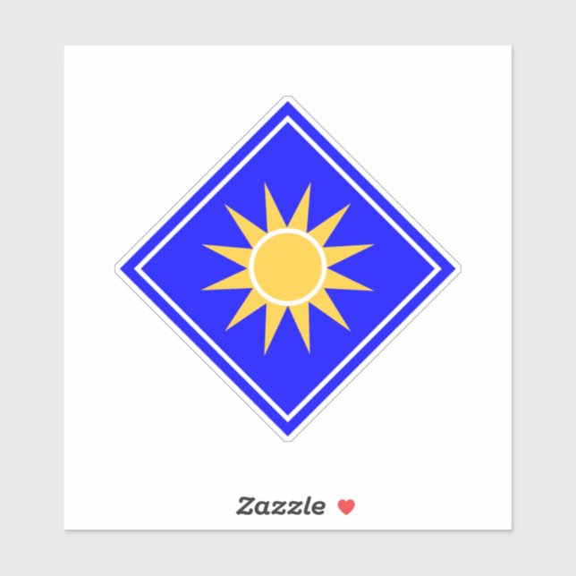 40. Infanterie-Abteilung Militär der Vereinten Sta Aufkleber (Blatt)