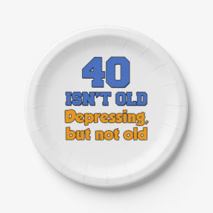 40 ist deprimierend, nicht alt 40. Party Teller