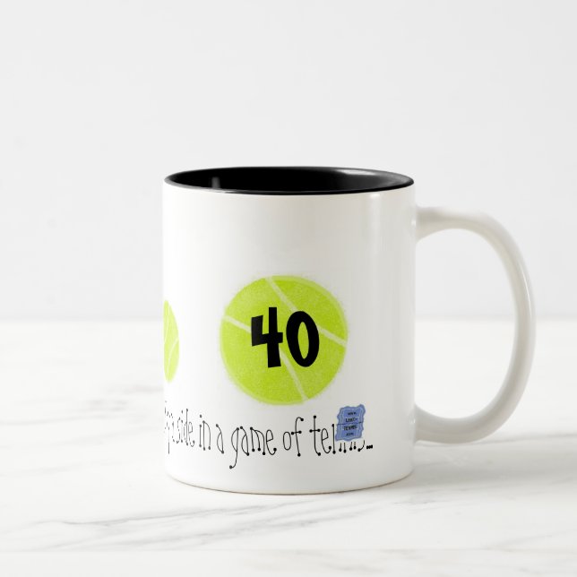 40… ist es gerade der dritte Punkt… durch Zweifarbige Tasse (Rechts)