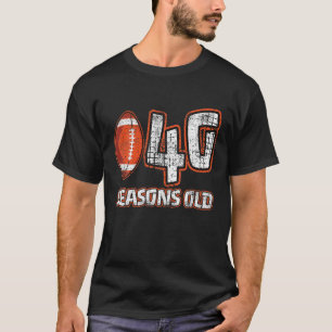 40 Jahre 40. Fußballsaison Alter Sonnenfußball T-Shirt