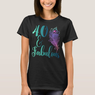 40 Jahre alt 40 & fabulous seit 1982 40. Geburtsta T-Shirt