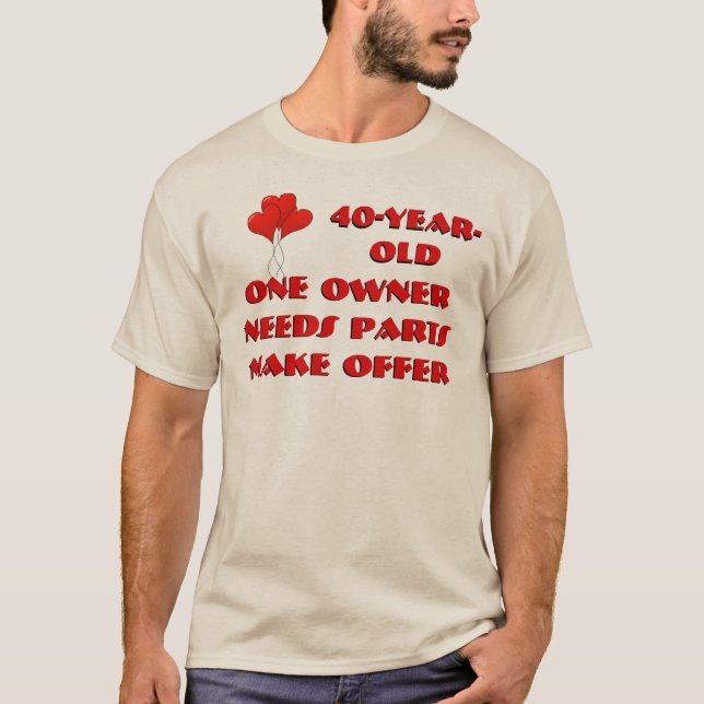 40 Jahre alt. Ein Besitzer. Benötigt Teile. Angebo T-Shirt (Vorderseite)