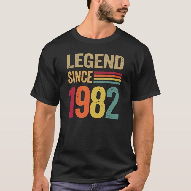 40 Jahre alte Geschenke Legend seit 1982 - 40. T-Shirt (Vorderseite)