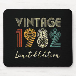 40 Jahre alte Geschenke Vintag 1982 Limited Editio Mousepad