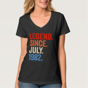 40 Jahre alte Legende seit Juli 1982 40. Geburtsta T-Shirt