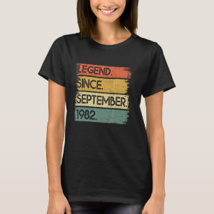 40 Jahre alte Legende seit September 1982 40. Gebu T-Shirt