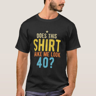 40 Jahre alte Männer Frau Retro Funny 40. Geburtst T-Shirt