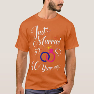 40 Jahre Hochzeit T-Shirt