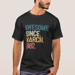 40 Jahre Phantastisch seit März 1982 40. Geburtsta T-Shirt