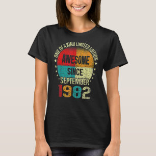 40 Jahre Phantastisch Seit September 1982 Vintag 4 T-Shirt