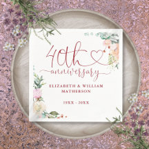 40 Jahre Ruby Heart Rose Blumenkohl