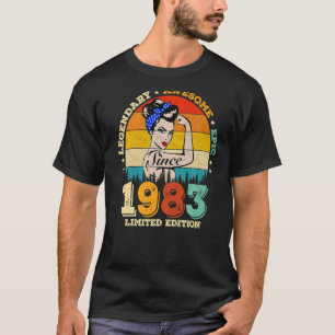 40 Jahre Vintag 1983 40. Geburtstag 50 T-Shirt