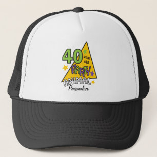 40 jähriger 40. Name des Party-Tier-  des Truckerkappe