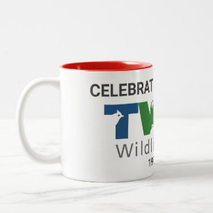 40. Jubiläum Kaffee-Tasse Zweifarbige Tasse