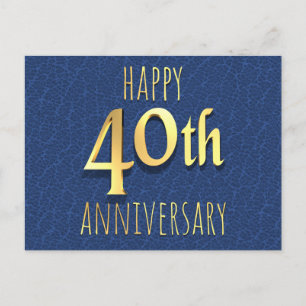 40. Jubiläumsfeier Postkarte