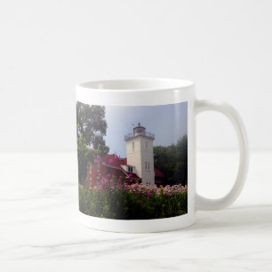 40 Meile Punkt-LeuchtturmgeschichtsTasse Kaffeetasse