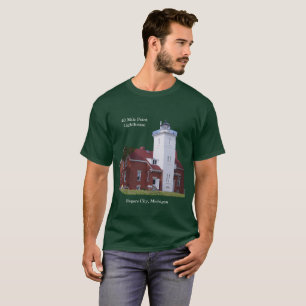 40 Meilen-Punktleuchtturm-Dunkelheits-Shirt T-Shirt