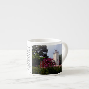 40 Mile Point Leuchtturm Geschichte Espresso Tasse