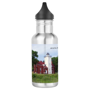 40 Mile Point Lighthouse 2 pict. Wasserflasche