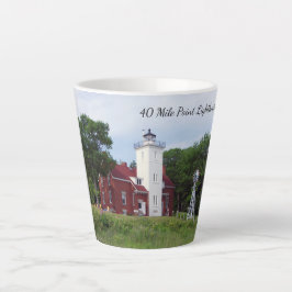 40 Mile Point Lighthouse Milchtasse