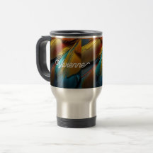 40 oz Cup mit Griff, Edelstahl-Cup, Person