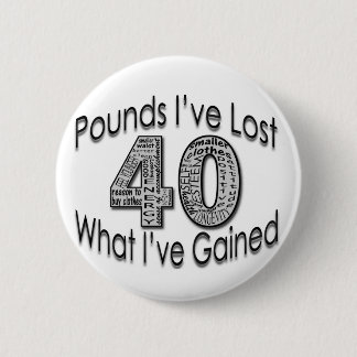 40 Pfund verlorene Knopf- Button