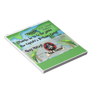 40 Pirate Birthday Candy Bar Wrapper Gastgeschenk Notizblock