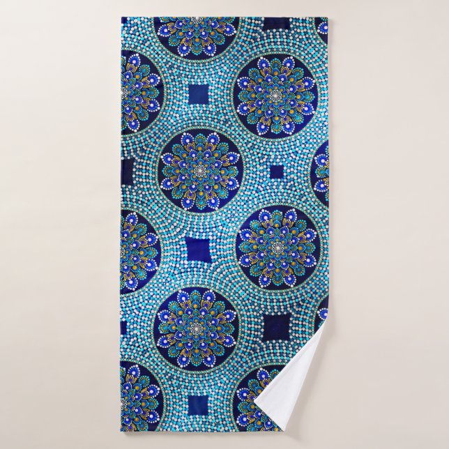 40 Royal Blue Bath Handtuch Badehandtuch (Badehandtuch)