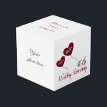 40. Ruby Hochzeitstag Rote Herzblasen Würfel<br><div class="desc">40. ruby Hochzeitstag Foto Geschenkwürfel. Ein schönes Geschenk für Paare, die vierzig Jahre Ehe feiern. Die Namen des Ehemanns und der Ehefrau auf jeder Rose roten Ballon kann angepasst werden und Ihr eigenes Foto kann hinzugefügt werden. Der Würfel hat auch Platz für eine benutzerdefinierte Nachricht. In diesem Design sind auch...</div>