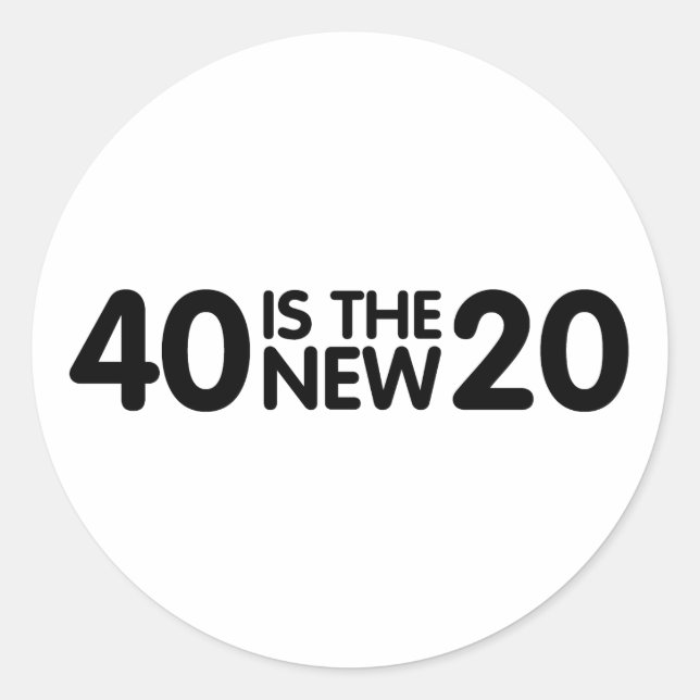 40. RUNDER AUFKLEBER (Vorderseite)