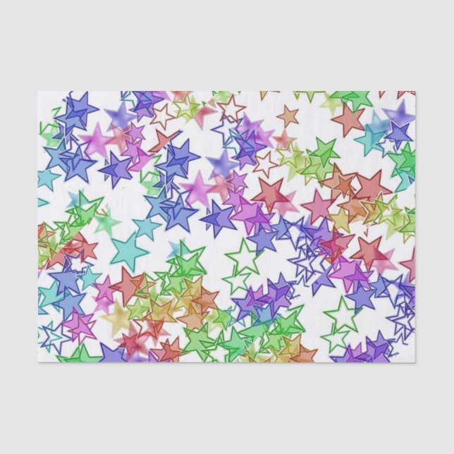 40 Sternexplosion Tissue Paper Seidenpapier (Vorderseite)