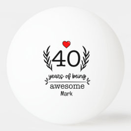 40. TISCHTENNISBALL