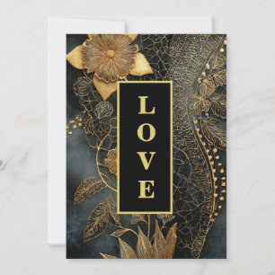 *~ 40 UAWG AR26 QR LIEBE Vintage Wedding Einladung