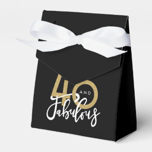 40 und fabelhaft geschenkschachtel