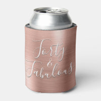 40 und fabelhafte Rose Gold Blush Pink Moderne