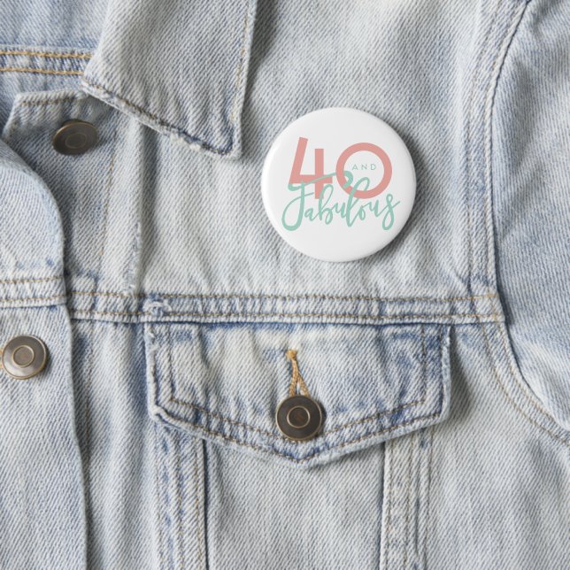 40 und fabelhafte Taste Button (Beispiel)