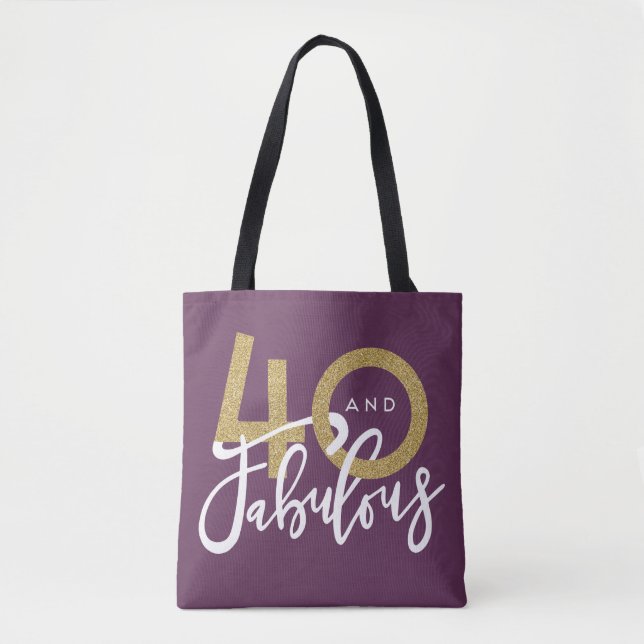 40 und fabelhaftes tasche (Vorderseite)