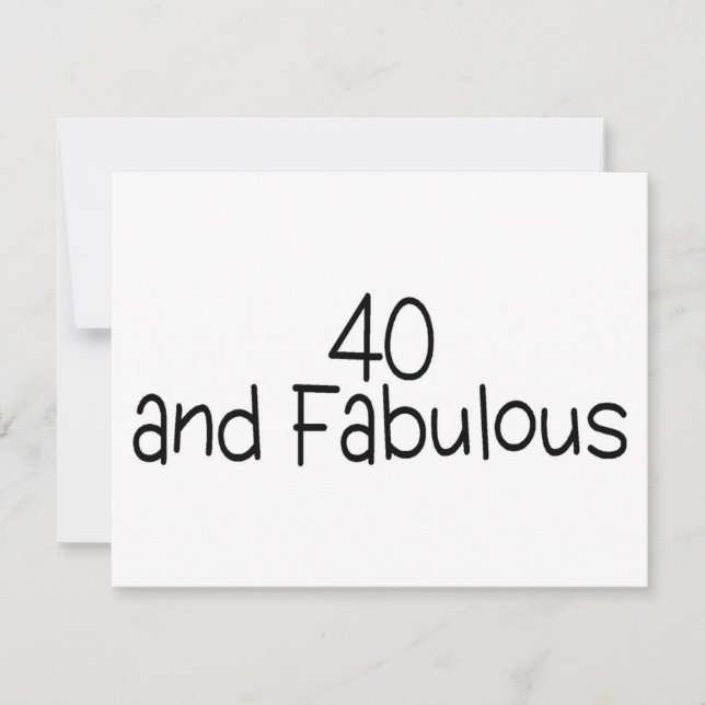 40 und Fabulous 2 (Vorderseite)
