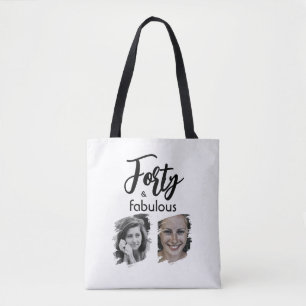 40 und fabulous 2 Foto 40. Geburtstag Tasche