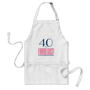 40 und Fabulous! 40. Geburtstagsgeschenk-Schürze Schürze