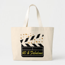40 UND FABULOUS FILM QUEEN JUMBO STOFFBEUTEL