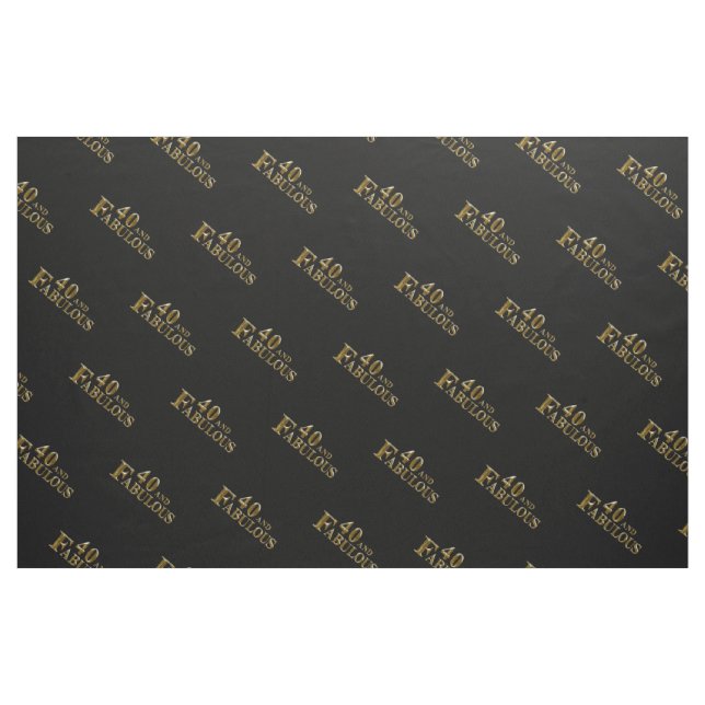 40 und Fabulous Stoff (Fat Quarter (45,7 x 55,9 cm))
