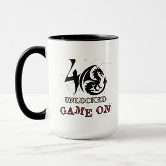 40 Unlocked~Game On Tasse