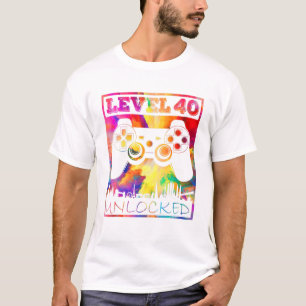 40. Videospiel der Stufe 40 T-Shirt