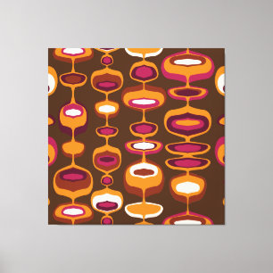 40"x40" XL Super Mod Retro-ästhetischer Kunstdruck Leinwanddruck