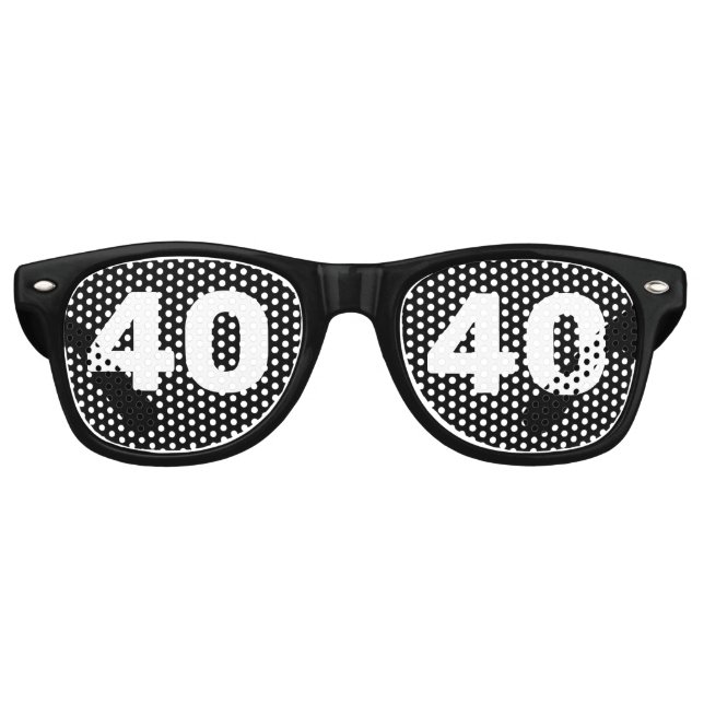 40E ANNIVERSAIRE 40 NOUVELLEMENT LUNETTES DE SOLEI (Devant)